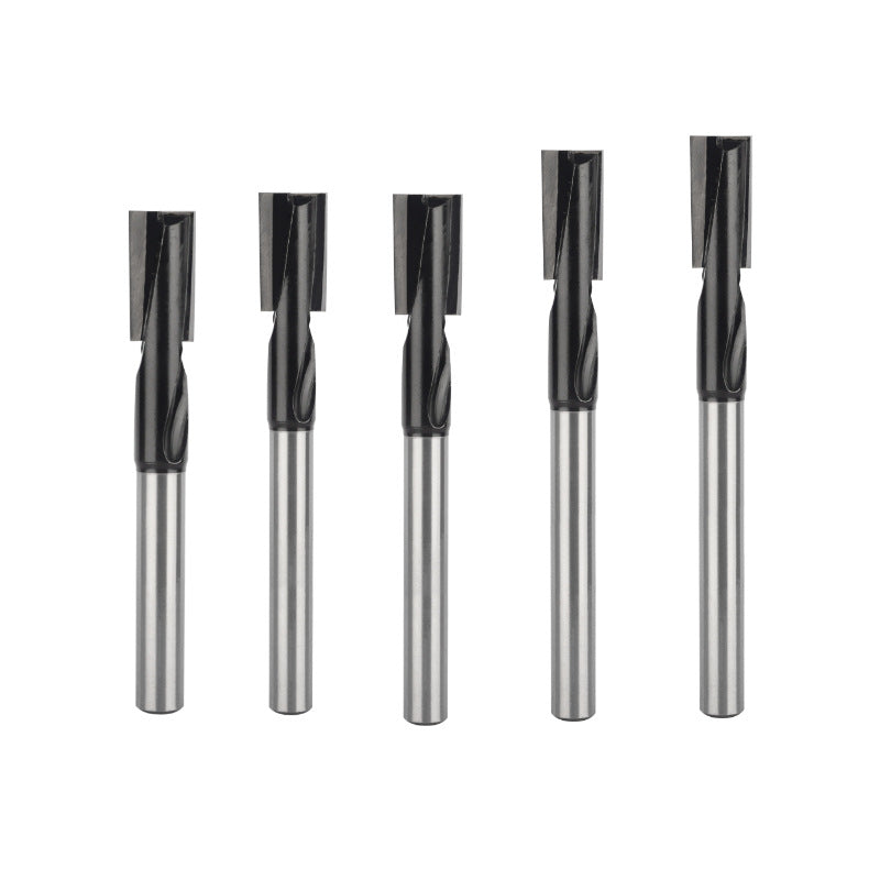 140mm 1/2" Shank Lengthened Cleaning Bottom Spiral Router Bit for Engraving