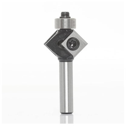 45° Chamfer Router Bit – Reversible Double Edge Tungsten Carbide Cutter