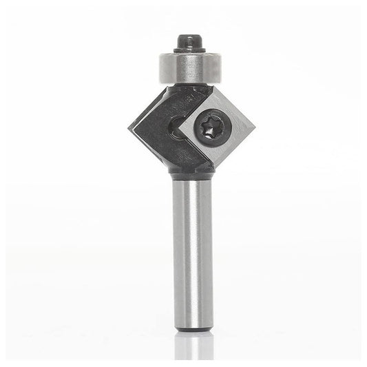 45° Chamfer Router Bit – Reversible Double Edge Tungsten Carbide Cutter