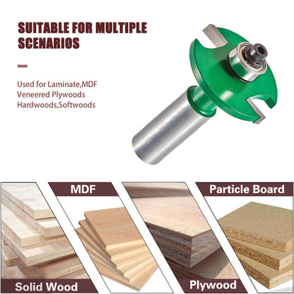 Bearing Guided Biscuit Jointer Router Bit, Carbide Tipped, 5/32 Inch Cut Length