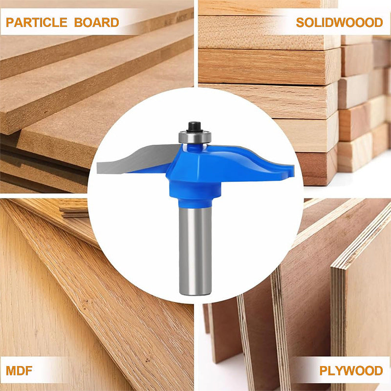 12mm Shank Router Bit Round Over Raised Panel Cabinet Door Window Router Bit for Woodworking Milling