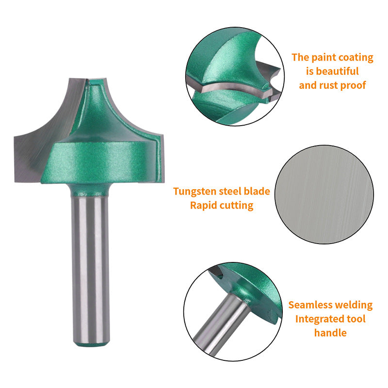 8mm Shank Open End Carving Router Bit Carbide Milling Cutter for Wood Woodworking Tools