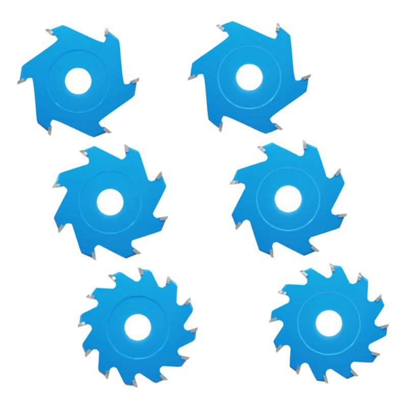 U/V-Shaped Grooving Blades for Aluminum Composite Panels, 6-Tooth Carbide Cutters for 90° Forming