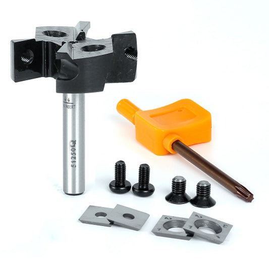 Insert Cutter Spoilboard 1/4" Shank Router Bit