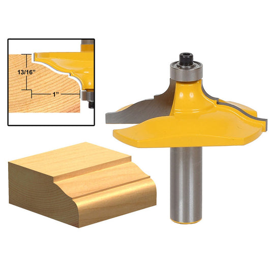2 1/2" Diameter Classical Ogee Table Edge 1/2" Shank Router Bit