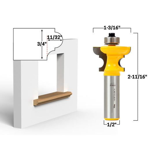 3/4" Window Sill 1/2" Shank Router Bit