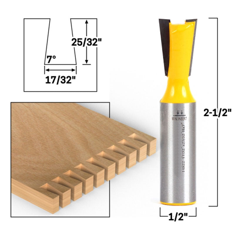 1713 Router Bit 7° X 17/32