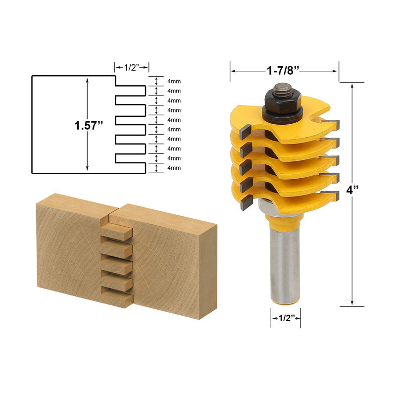 Box Joint Router Bit 1/2