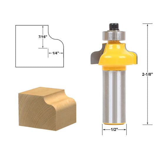 Ogee Edging and Molding Small 1/2" Shank Router Bit